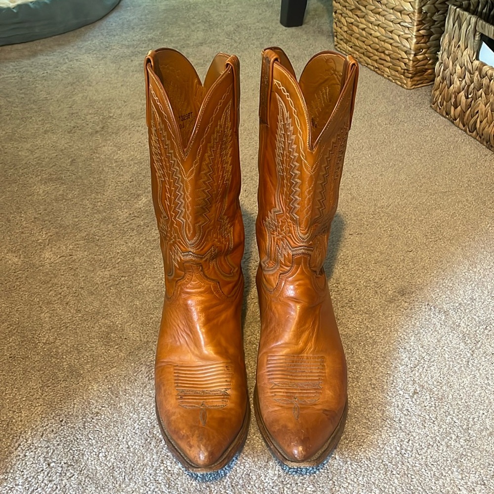 Luchesse cowboy boots, light brown